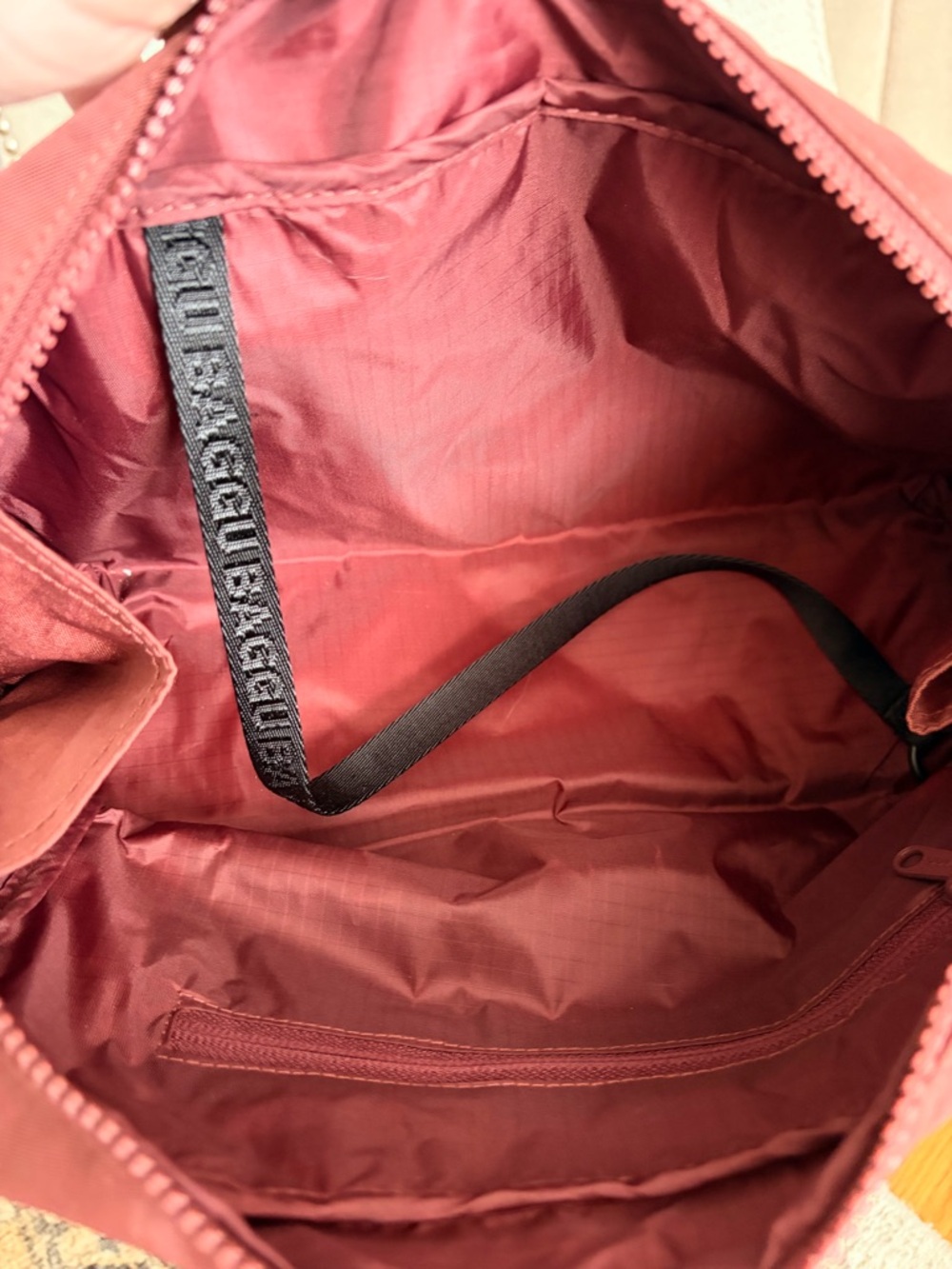 BAGGU regular size bowler bag mahogany - Picture 4 of 4